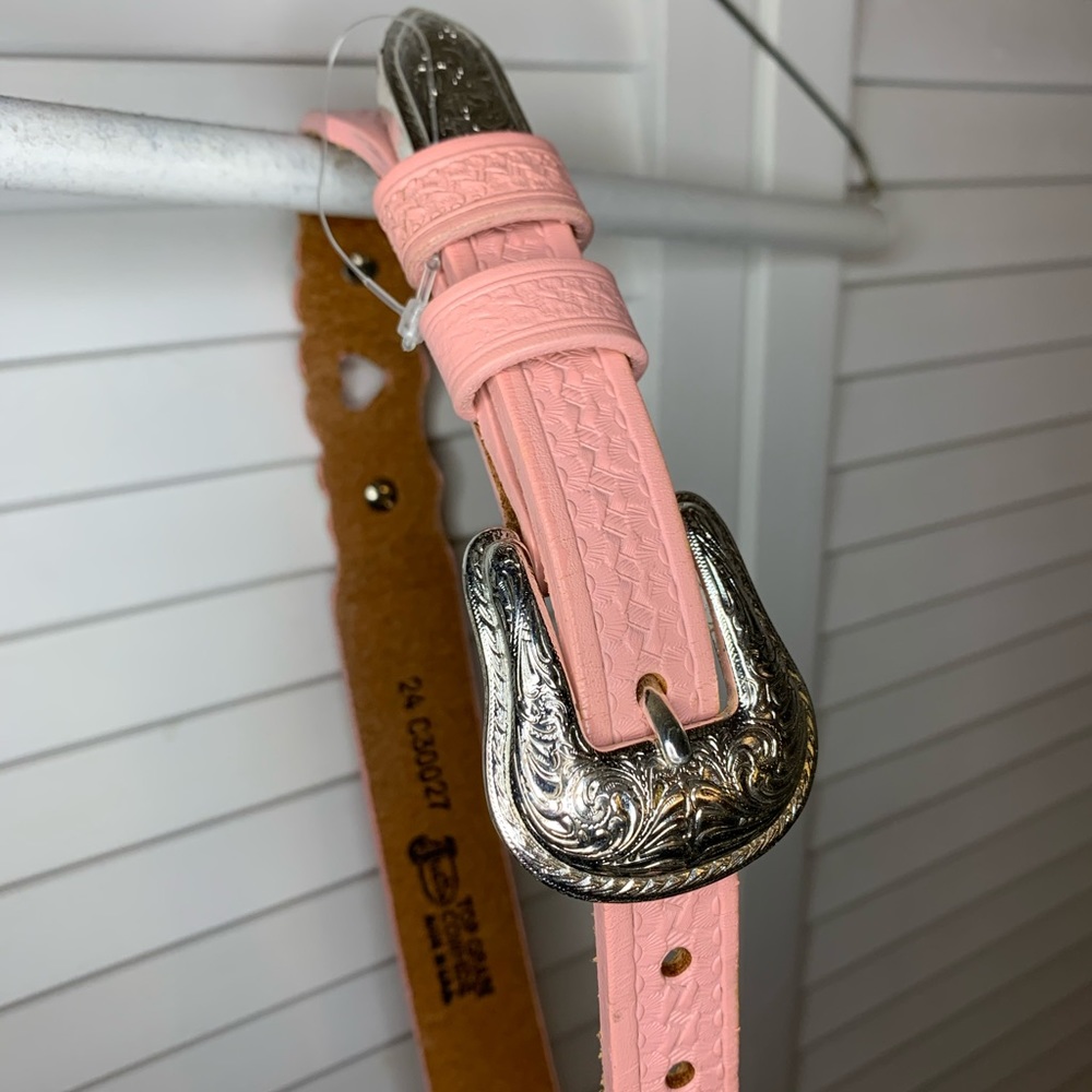 Pink Western Heart belt